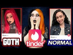 GOTH VS. "NORMAL" TINDER EXPERIMENT 😮