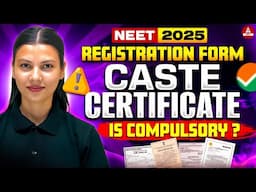 NEET 2025 Caste Certificate Mandatory? Don't Have a Caste Certificate? Tamanna Chaudhary