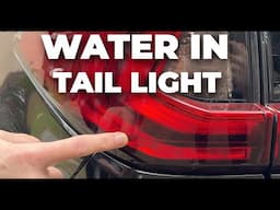 2016 Lexus RX350 Water in Tail Light - Tail light condensation fix