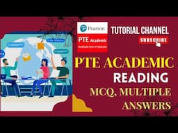 PTE Academic Reading- MCQ, MULTIPLE ANSWERS | Tips & Tricks