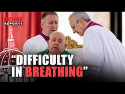 Pope Francis interrupts the homily due to "difficulty in breathing"