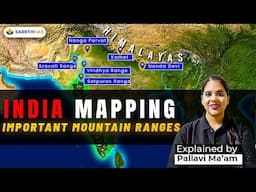 🌍 Lecture #15  Complete Mapping Series - Indian Mapping [Mountain Ranges]