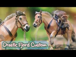 Making a Fjord Horse Drastic Custom! - Resculpt Model Horse Painting Tutorial