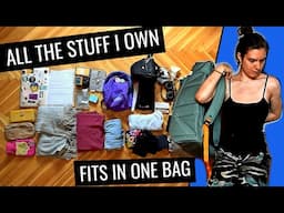 I'v been living out of a backpack for 8 yrs | Minimalist packing tutorial, one bag travel essentials