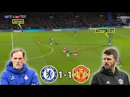 Tactical Battle of Tuchel & Carrick | Chelsea vs Man United 1-1 | Tactical Analysis by Nouman