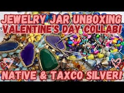 NATIVE & TAXCO SILVER! 😍 Valentines Day Jewelry Jar Unboxing + GOODWILL #jewelryunboxing #jewelryjar