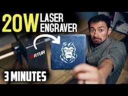 The SUPER Fast SUPER Accurate 20W Laser Engraver! Ortur Laser Master 3