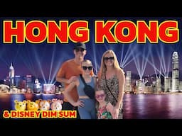 Disney Crystal Lotus Dim Sum | Hong Kong Ave of the Stars | Star Ferry | Kawloon | China Vlog