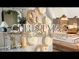 *COZY* CHRISTMAS DECOR IDEAS 2024| CHRISTMAS MARKET SHOPPING & BAKING