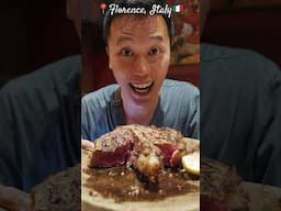 🥩 STEAK OVERLOAD Bistecca allá Fiorentina - eating our way through Florence, Italy #bistecca