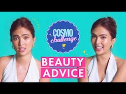 #SofiaAndres Spills Everything About Her Beauty Journey l Cosmo Challenge