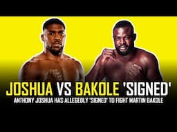 ANTHONY JOSHUA VS MARTIN BAKOLE - "SIGNED"!!!! 😱