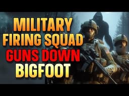 MILITARY FIRING SQUAD GUNS DOWN BIGFOOT