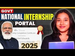 AICTE Internship 2025 || How to Apply on National Internship Portal 2025