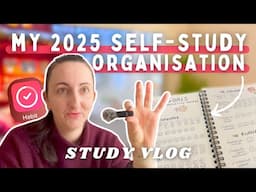 How My Self-Study Organisation Is Better In 2025 | Study Vlog