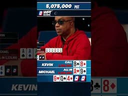 Michael's Bold All-In vs. Kevin's Pocket Eights! #shorts