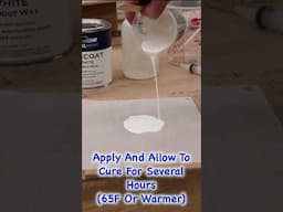 How To Mix Wax Additive With Polyester Resin #Shorts #boatworksToday #Fiberglass