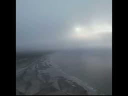 Flying my drone above clouds #djiair2s #haidagwaii #explorebc #remoteisland