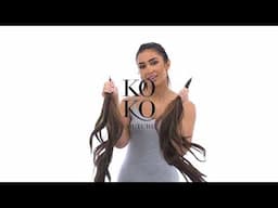 KOKO COUTURE - HOW TO APPLY Demi 30 Inch Straight Wire Wraparound Ponytail - TUTORIAL