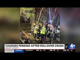 Charges pending after rollover crash in Maury County