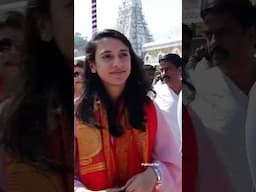 Cricketer Smriti Mandhana Visit Tirumala Tirupati Temple With Family #smritimandhana