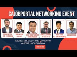 CAJobPortal Networking Event Gurgaon