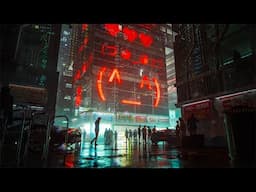 Making a Cyberpunk Render in Blender | Timelapse