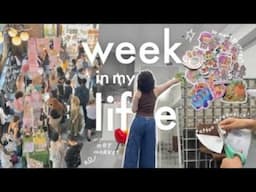 week in my life as an artist in nyc (tattoo apprentice & art markets!)