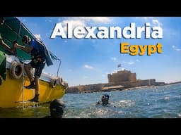 Scuba Diving the Ancient Lighthouse of Alexandria!