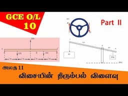 Turning Effect of forces  2| விசையின் திரும்பல் விளைவு  - Grade 10 Science | GCE O/L Tamil Medium