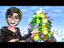 The Squad And I Built A Large Christmas Tree | Roblox 3008 (Building Adventure)