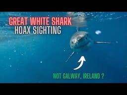 GALWAY GREAT WHITE SIGHTING FULL VIDEO LOCATED - IT WAS A HOAX!! 🦈❌