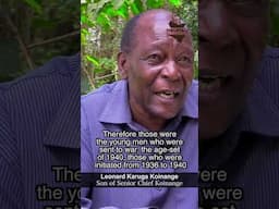 Chief Koinange wa Mbiyu: The Revolution After Losing Ancestral Land #shorts #maumau #news