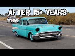 57 Chevy Is Finally Driving On The Road