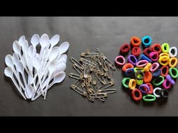 2 Unique Wall Hanging Craft | Best Out of Waste Cardboard and spoons | Home Decoration ideas