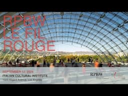 Renzo Piano Building Workshop: Le Fil Rouge