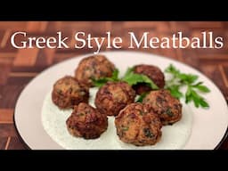 When Greek Meatballs(Keftedes) meet my special Yogurt  Dip .. this happens| Christine Cushing