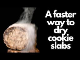 A faster way to dry cookie slabs: Flatten & Dry