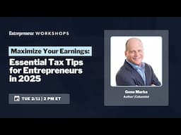 Maximize Your Earnings: Essential Tax Tips for Entrepreneurs in 2025