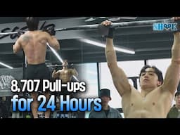 Doing 8,707 Pull-ups Without Sleeping for 24 Hours..?