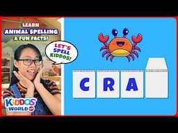 Learn Fun Animal Spelling & Animal Fun Facts with Miss V