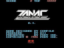 MSX Longplay [007] Zanac A.I. (EU)