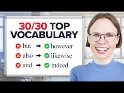 TOEFL Writing Vocabulary to Score 30/30