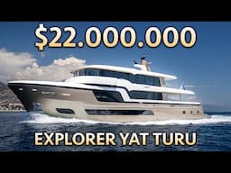 $22.000.000'lık DÜNYAYI Gezebilen LÜKS Explorer YAT Turu!