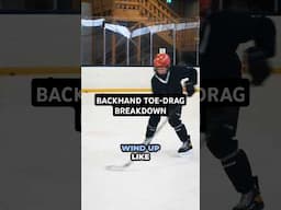 BACKHAND TOE-DRAG BREAKDOWN #hockeycoaching #hockeytraining