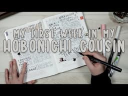 My first week in my Hobonichi Cousin | Daily Journal Flip Through