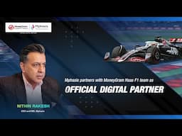 Nitin Rakesh, our CEO and MD on partnering with MoneyGram Haas F1 team as Official Digital Partner