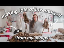 productive sewing vlog!!! making LOTS of inventory for a pop-up! | STUDIO VLOG 99