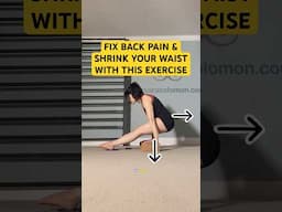 FIX BACK PAIN & SHRINK YOUR WAIST WITH L-SIT PREPS #coreworkout