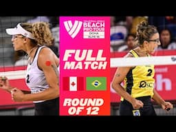 Agatha/Rebecca 🇧🇷 vs Melissa/Brandie 🇨🇦 | Doha - Elite 16 | Beach Pro Tour - Full Match